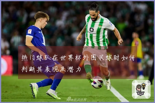 热门球队在世界杯外围买球时如何判断其表现及潜力